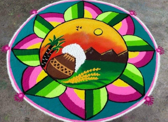 Sankranti Rangoli Competition Ideas